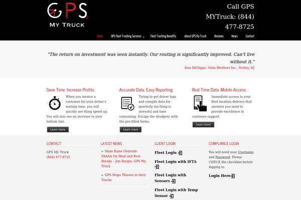 Gps theme site design template sample