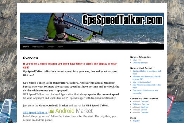 Twenty Ten theme site design template sample