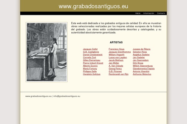 grabadosantiguos.eu site used Grabados