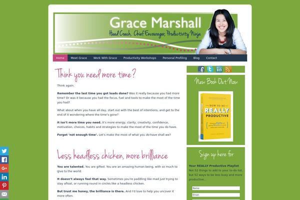 grace-marshall.com site used The-mighty-fox
