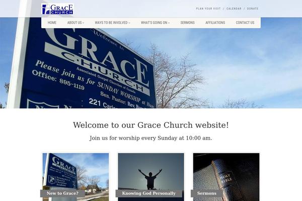 NativeChurch theme site design template sample