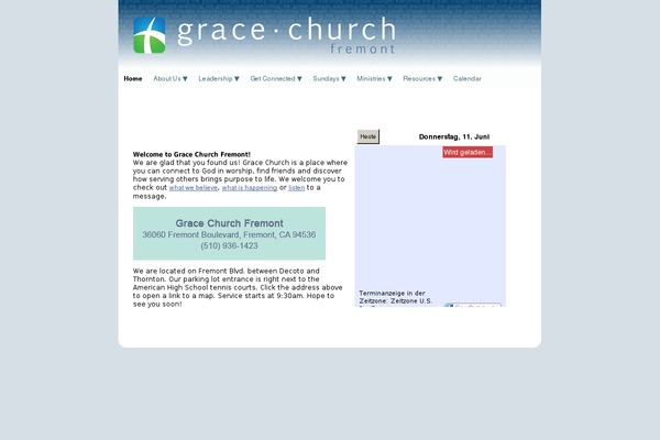 gracechurchfremont.org site used Gcf