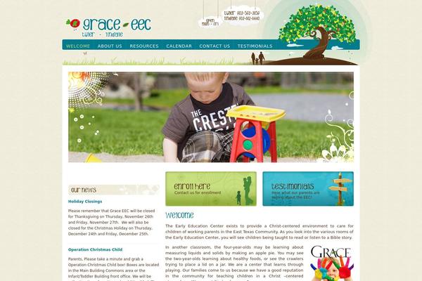 Child_care_creative theme site design template sample