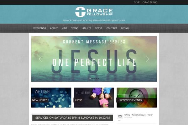 Churchope theme site design template sample