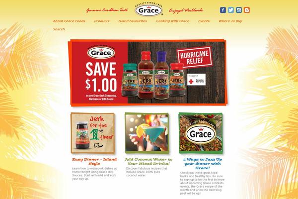 gracefoods.ca site used Gracefoods