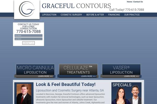 Graceful theme site design template sample