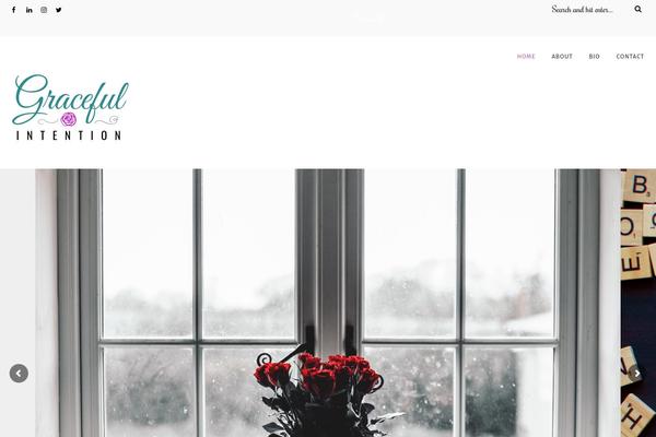 Laura theme site design template sample