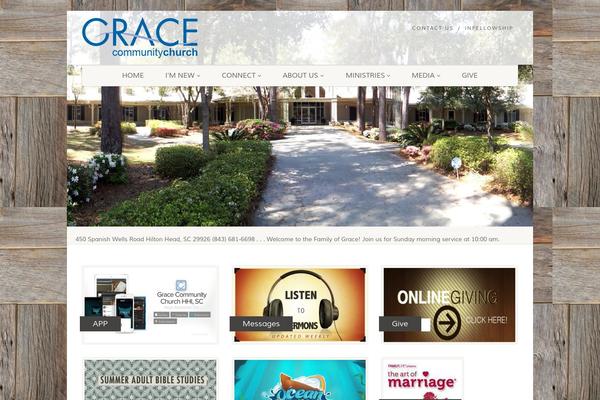 NativeChurch theme site design template sample