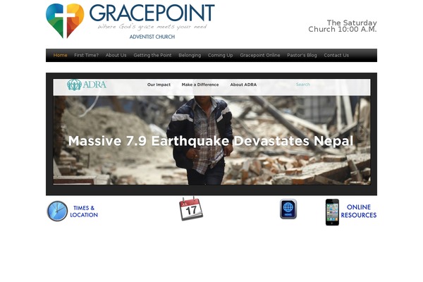 graceisthepoint.org site used Gracepoint