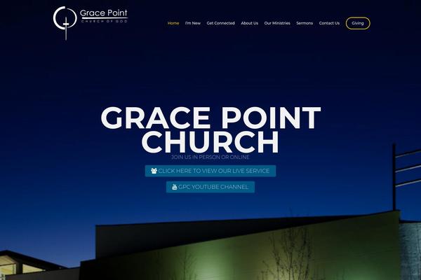 gracepointchurch.ca site used Renew-church-theme-bundle-child-theme