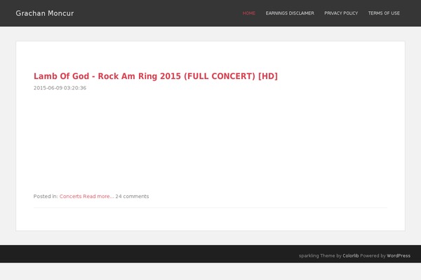 WordPress website example screenshot