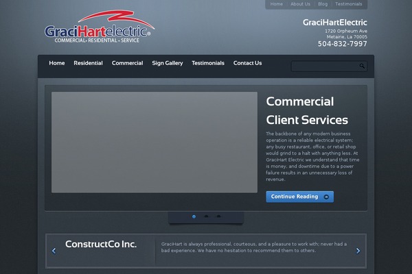 gracihartelectric.com site used Grounded