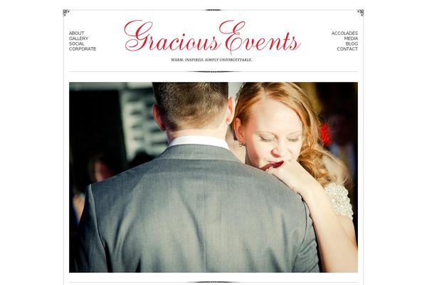 graciousevents.com site used Gracious
