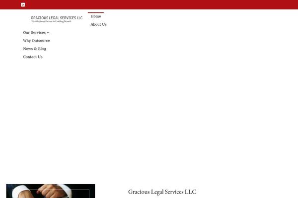 graciouslegal.com site used Wordpress-lms