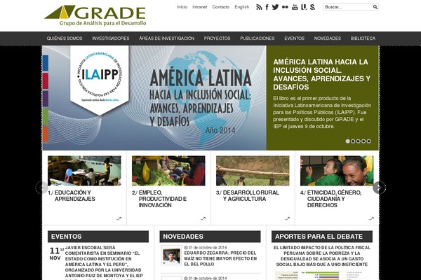 Grade theme site design template sample