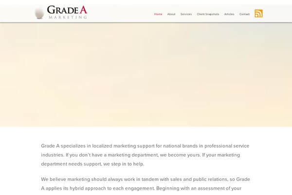 gradea.co site used Gradea