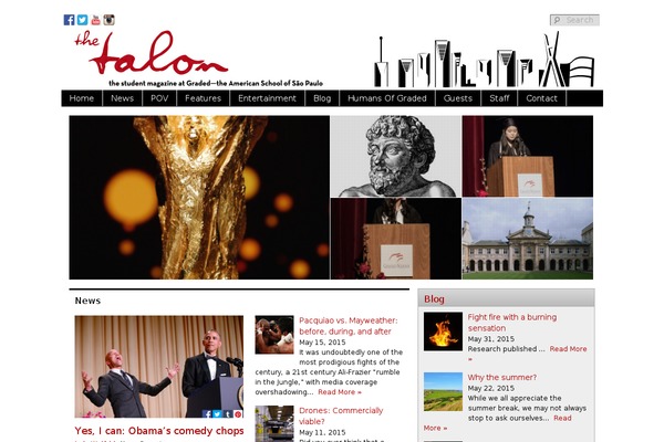 WordPress website example screenshot