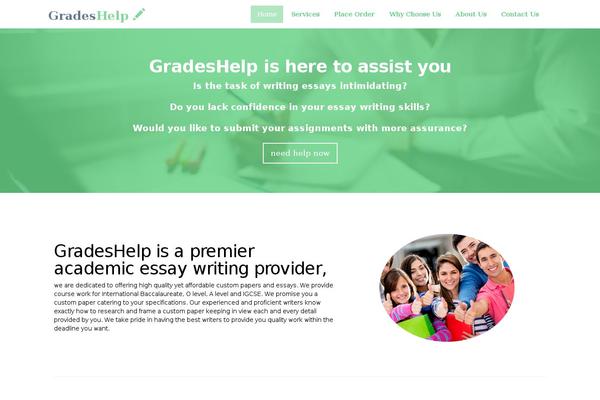 gradeshelp.com site used Dstheme