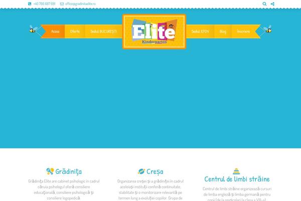 Kiddy theme site design template sample