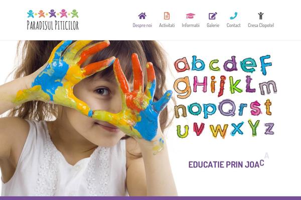 Wp-kindergarten theme site design template sample