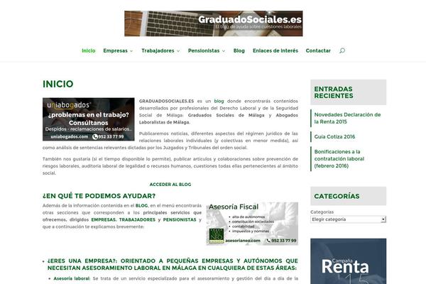 graduadosociales.es site used Graduados-child