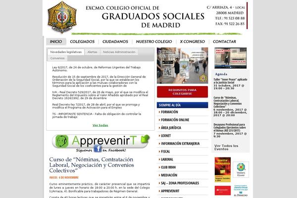 graduadosocialmadrid.org site used Cgsm10