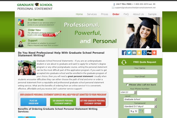 graduateschoolpersonalstatement.net site used Grad