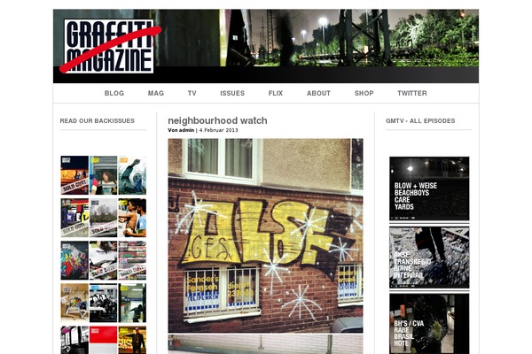 WordPress website example screenshot