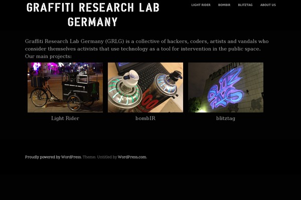 graffitiresearchlab.de site used Untitled