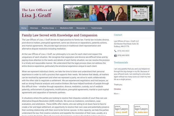 grafflawoffices.com site used GeneratePress