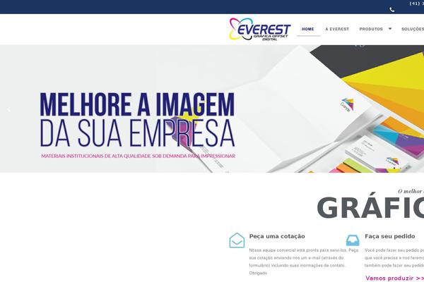 Everest theme site design template sample
