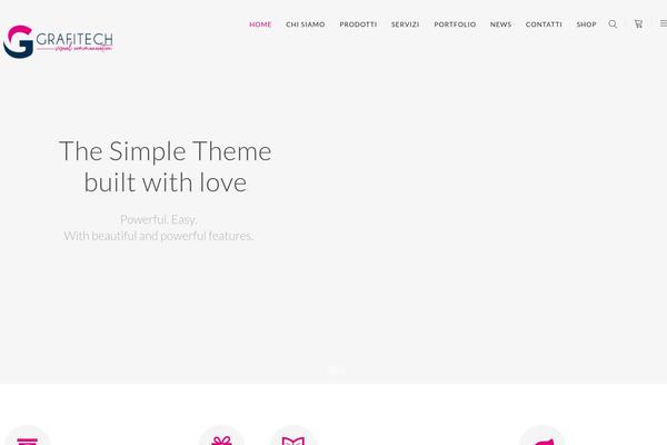 The-simple theme site design template sample
