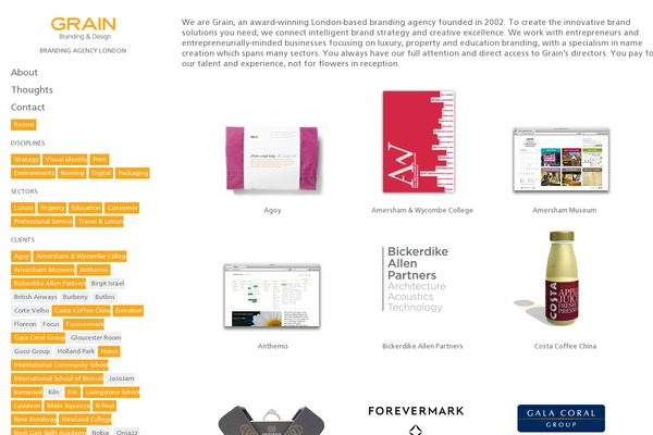 graincreative.com site used Graincreative