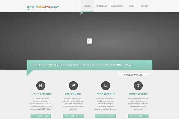 Ventus theme site design template sample