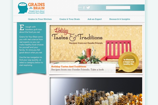 grainsforyourbrain.org site used Grains