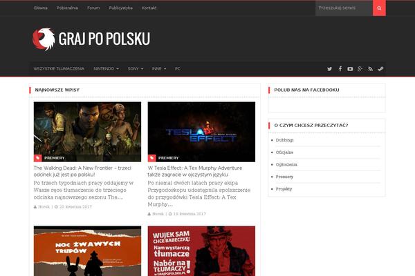 grajpopolsku.pl site used Grajpopolsku-child-theme