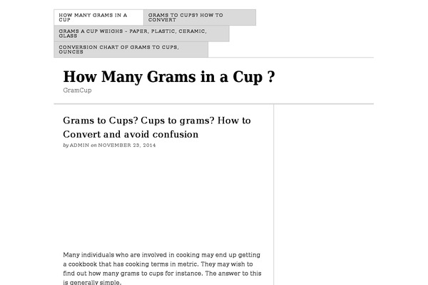 WordPress website example screenshot