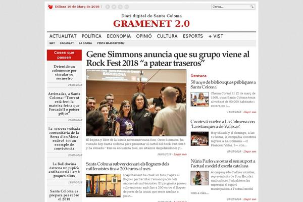 gramenet20.com site used WP Newspaper