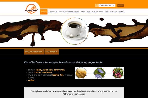 grana.pl site used Grana