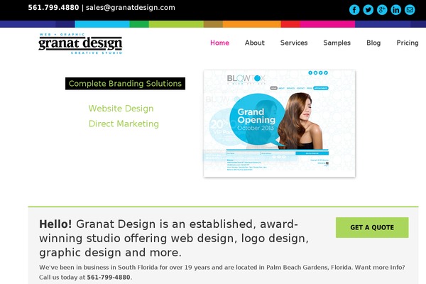 granatdesign.com site used Granat-design