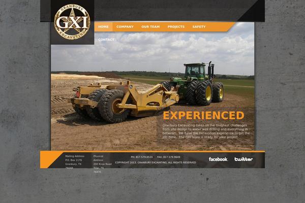 granburyexcavating.com site used Gxi