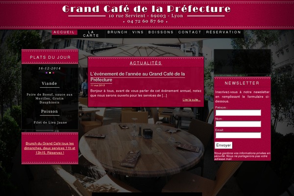 grandcafeprefecture.fr site used Grandcafeprefecture