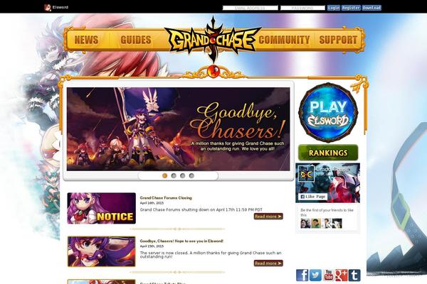 grandchaseonline.com site used Grandchasev2