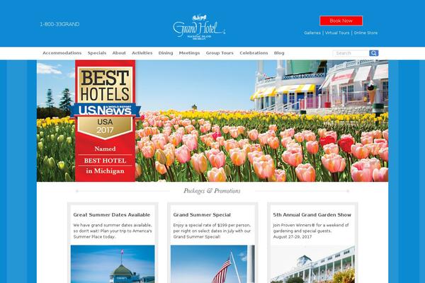 grandHotel theme websites examples