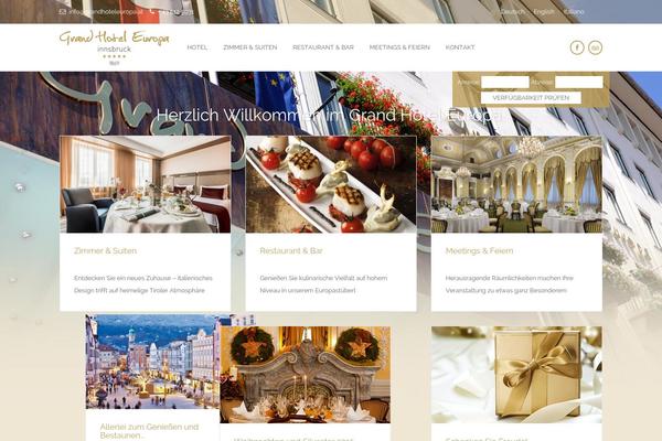 Holiday theme site design template sample