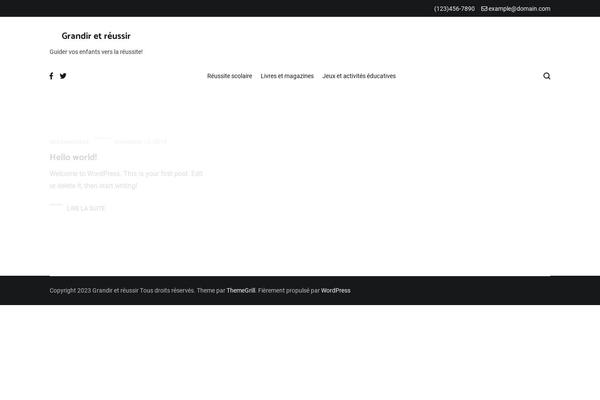Cenote theme site design template sample