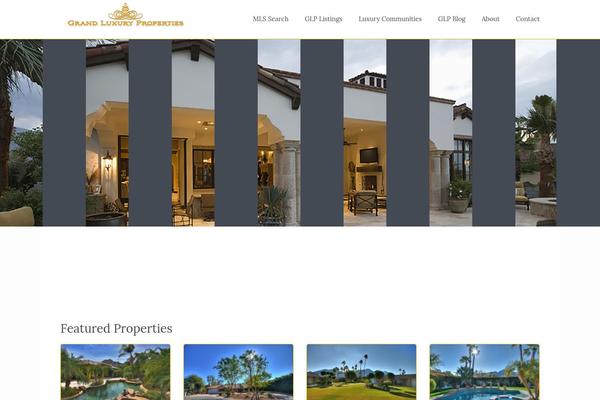 WP Residence theme site design template sample