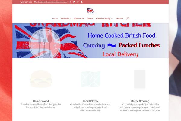grandmaskitchenkissimmee.com site used Divi