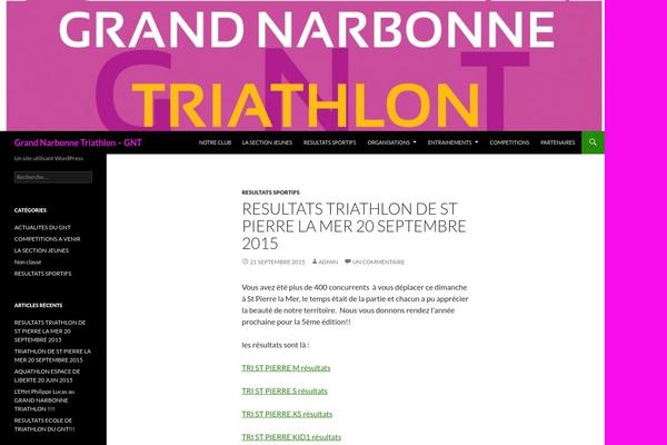 Twenty Fourteen theme site design template sample