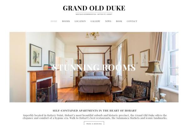 grandoldduke.com.au site used Simplesite